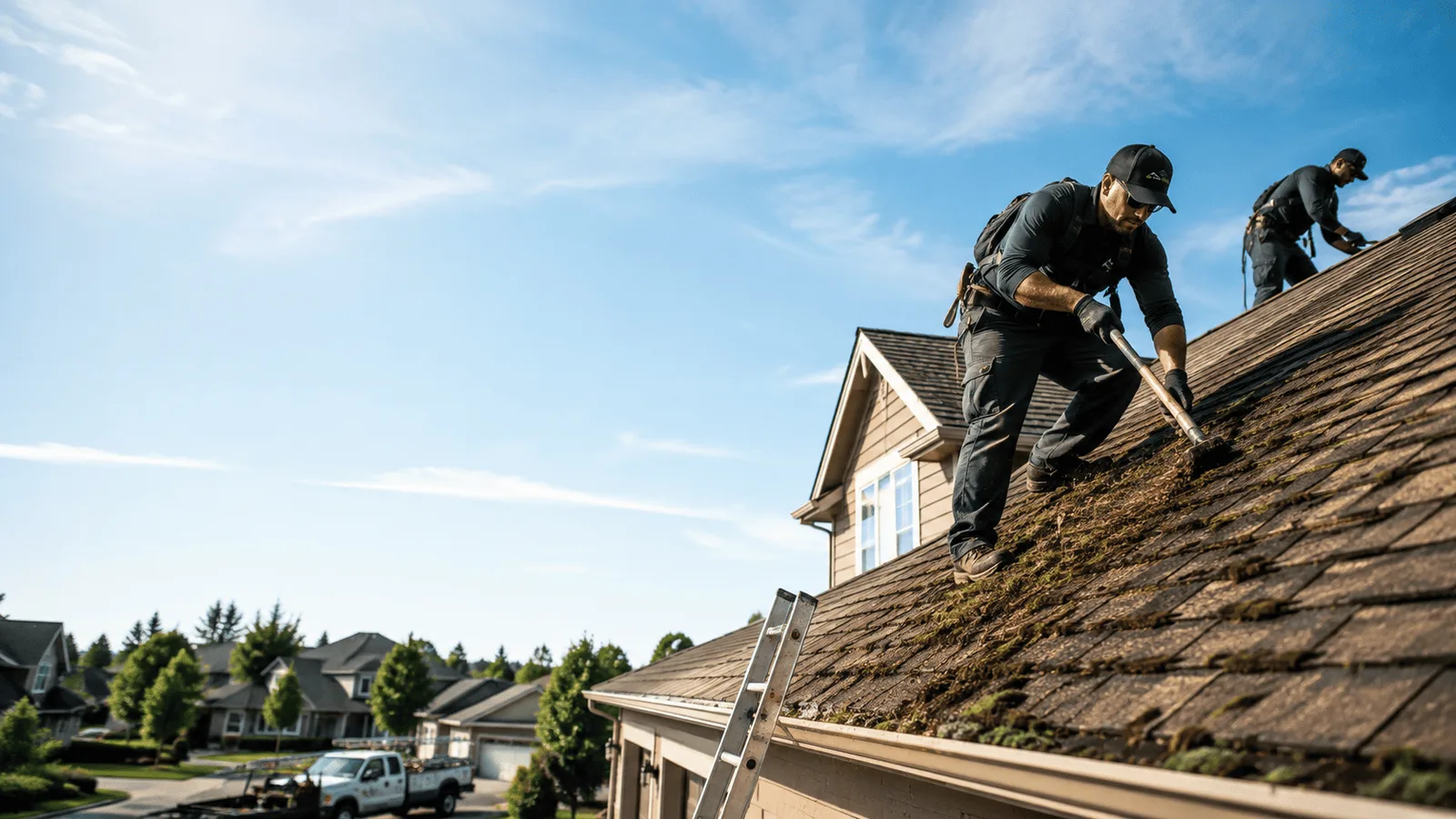Roof Moss Removal in Wathena, KS near me